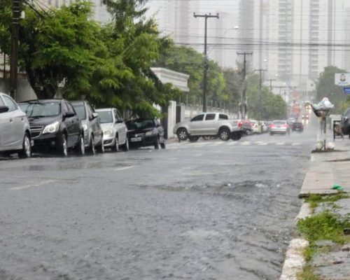 Inmet emite dois alertas amarelos de acumulado de chuva intensas em João Pessoa e mais 105 municípios paraibanos