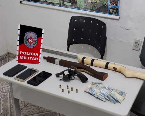 Polícia prende suspeito de assalto e apreende três armas de fogo na região de Campina Grande