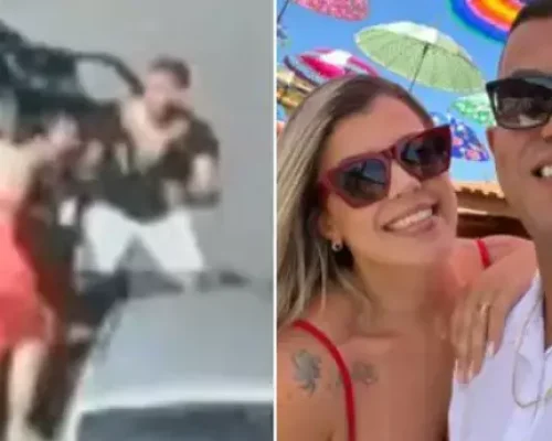 Policial espanca e mata esposa a tiros no meio da rua em São Paulo; câmera flagrou crime