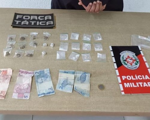 Polícia prende suspeito de tráfico de drogas, em Cruz das Armas