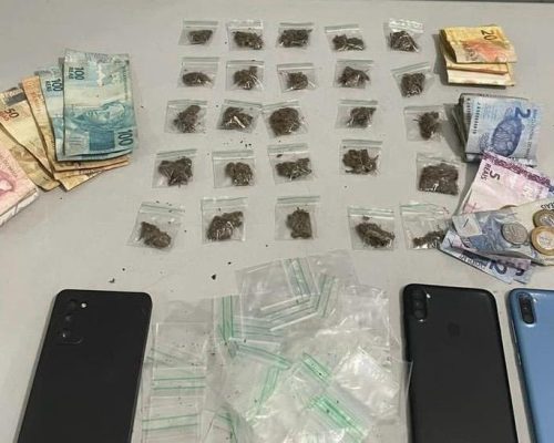 Polícia prende suspeito de tráfico de drogas em Santa Rita