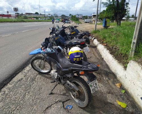 PRF na Paraíba recupera moto roubada em João Pessoa há um ano