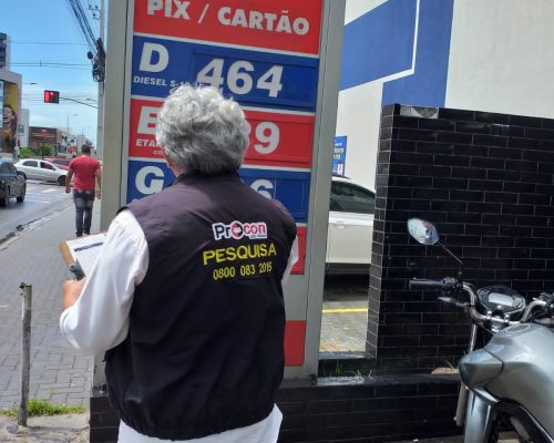 Procon-JP constata que preço médio da gasolina é de R$ 5,376 na Capital; diferença está em R$ 0,23